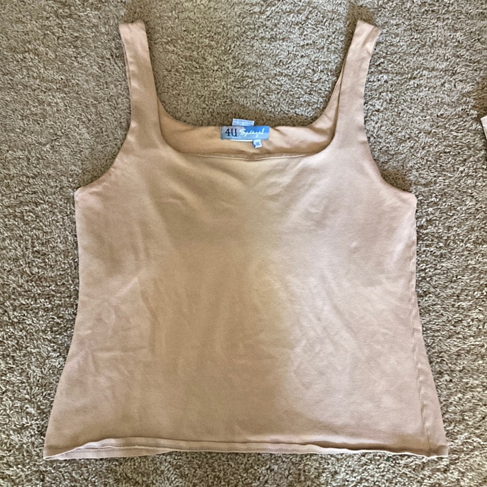 Beige tank